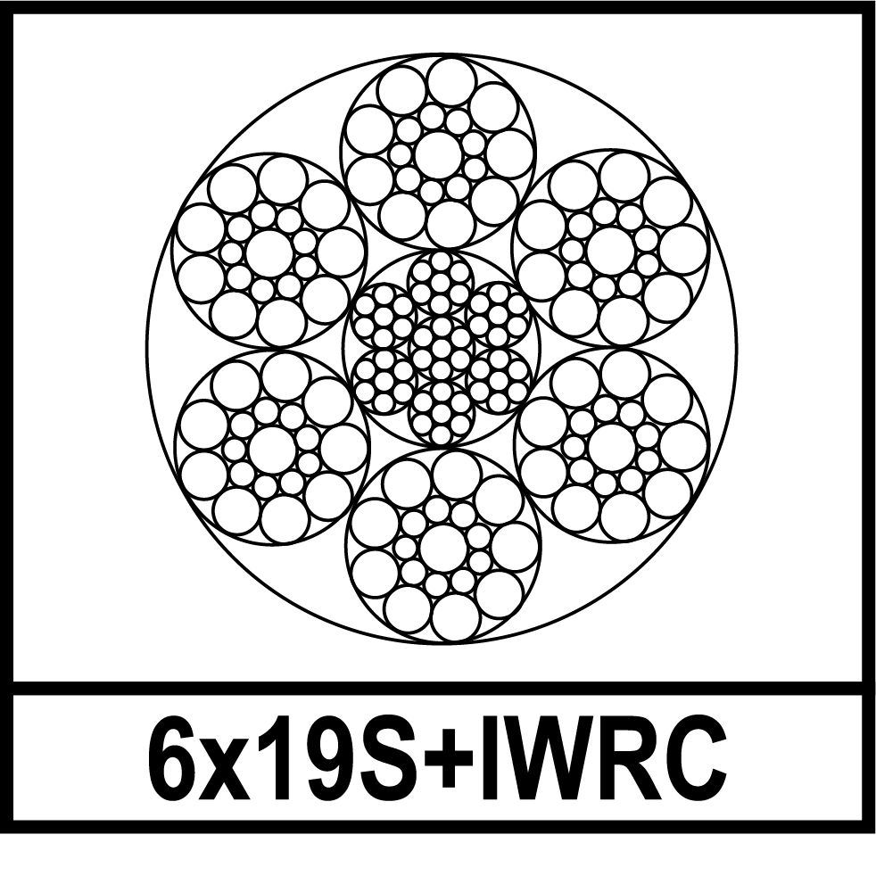Cable tipo Esturión (Galvanizado)